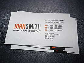 professional business card