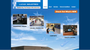 Lucus Industries Website design