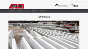 Michie Corporation Traffic Barriers page