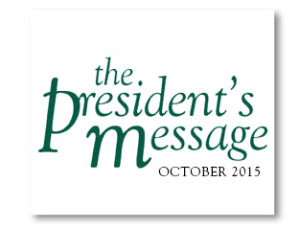 October President's Message