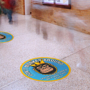 Social Distancing Floor Graphics for Schools